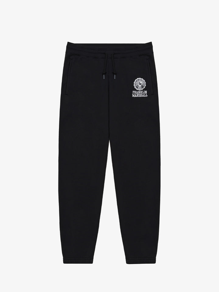 Agender jogger pants with Crest logo embroidery