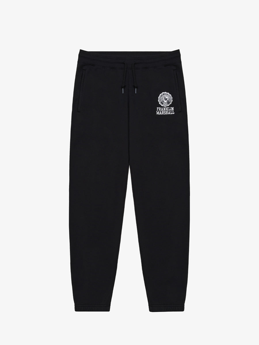 Agender jogger pants with Crest logo embroidery