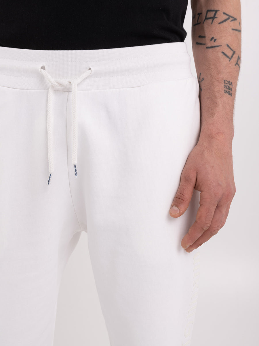 Organic cotton jogger trousers with Alumni logo print