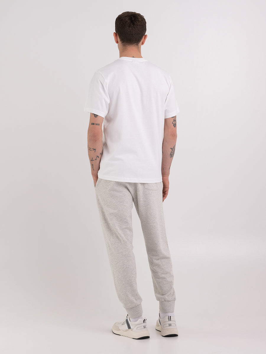 Jersey t-shirt with arch letter print