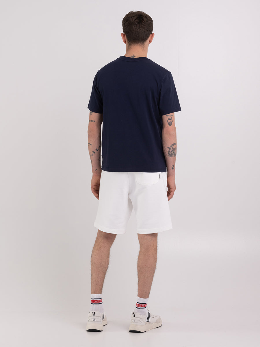 T-shirt in jersey con stampa arch letter
