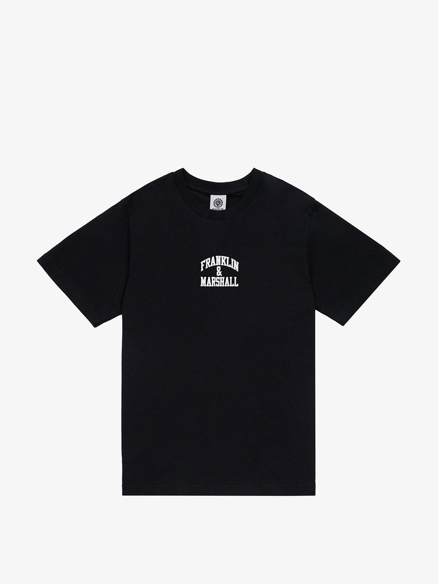 Jersey t-shirt with arch letter print