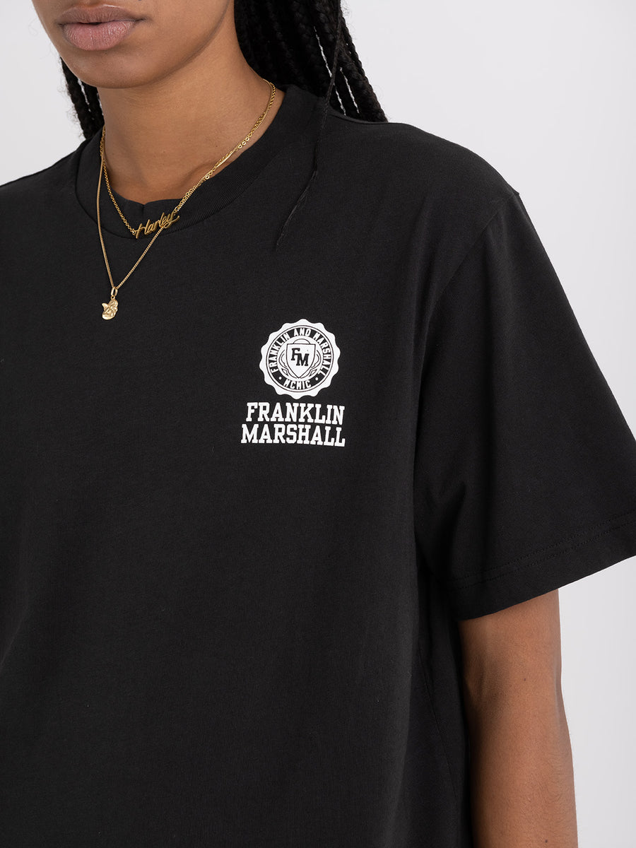 Agender t-shirt with Crest logo print
