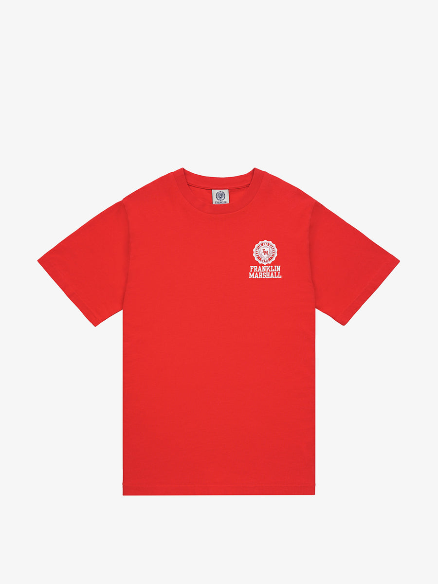 Agender t-shirt with Crest logo print