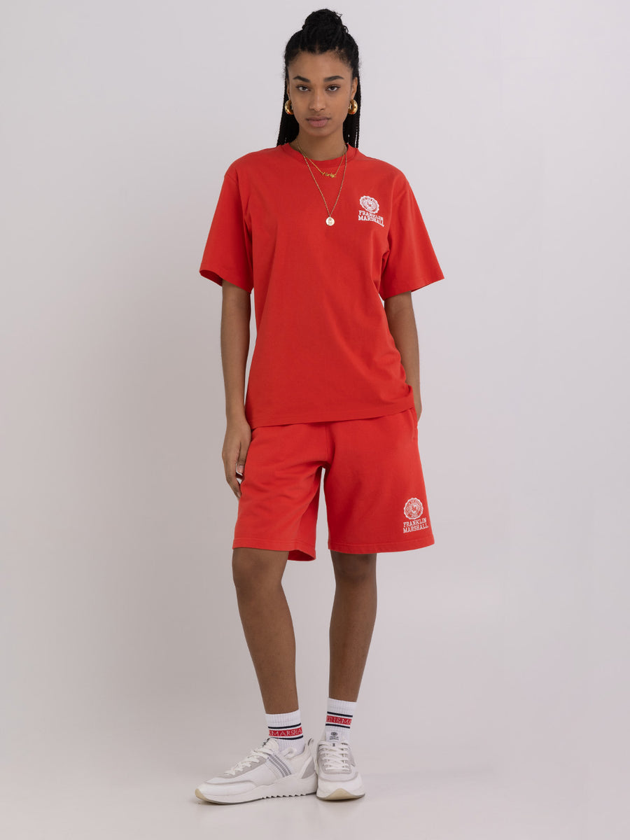 Agender t-shirt with Crest logo print
