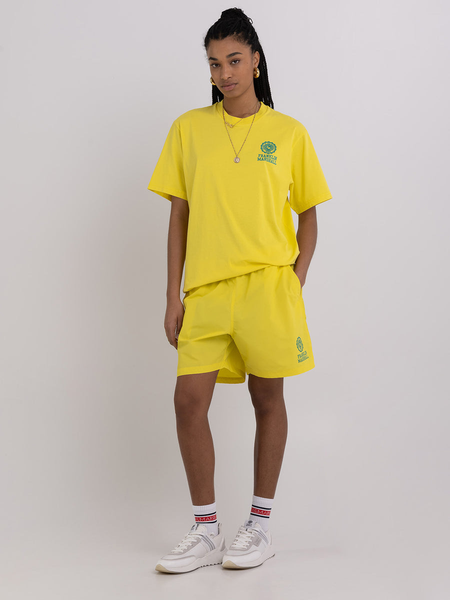 Agender t-shirt with Crest logo print