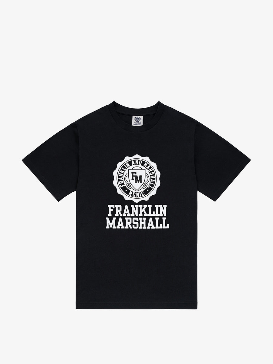 Agender t-shirt with Crest logo maxi print