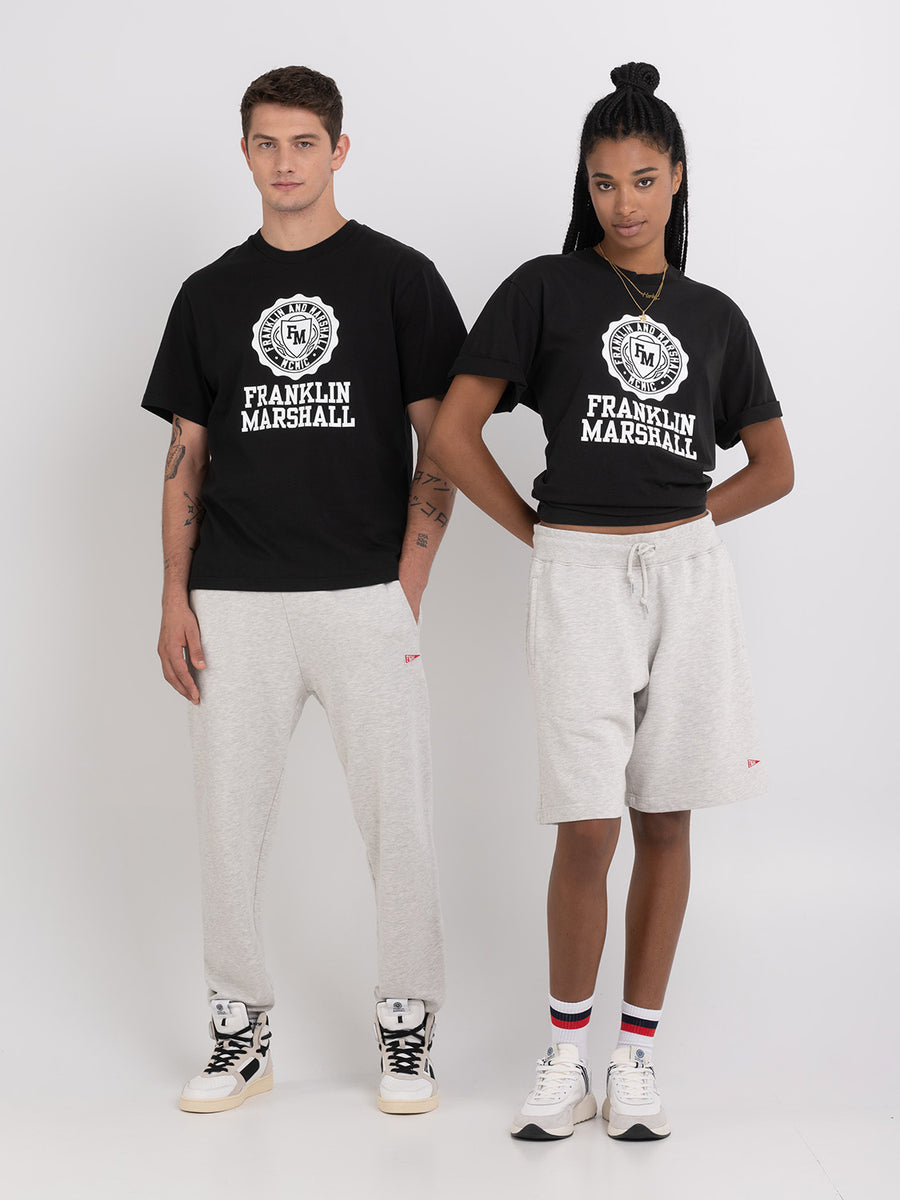 Agender t-shirt with Crest logo maxi print