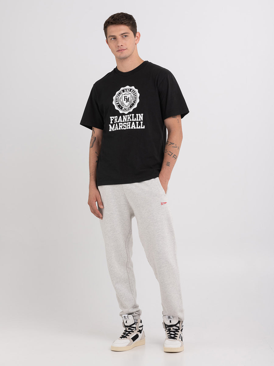 Agender t-shirt with Crest logo maxi print