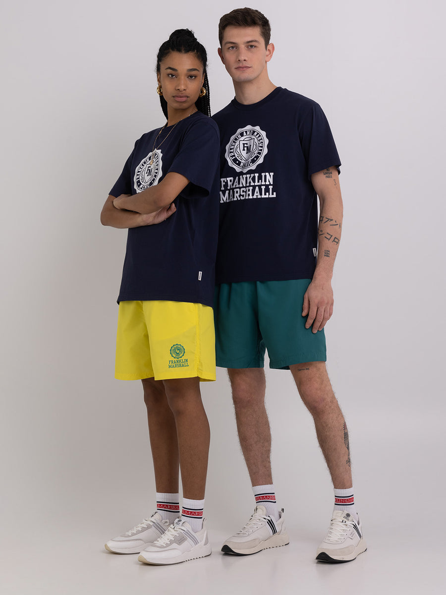 Agender t-shirt with Crest logo print