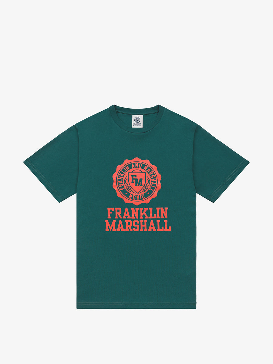 Agender t-shirt with Crest logo print
