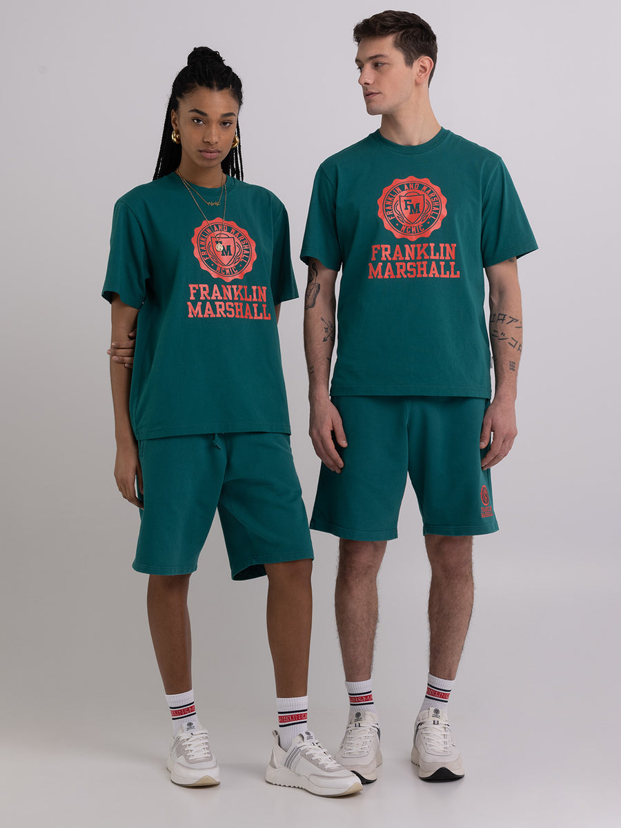 Agender t-shirt with Crest logo print