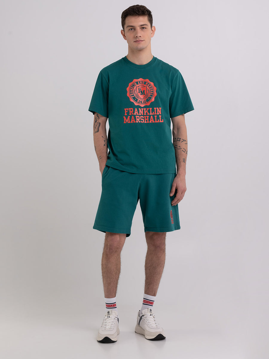 Agender t-shirt with Crest logo print