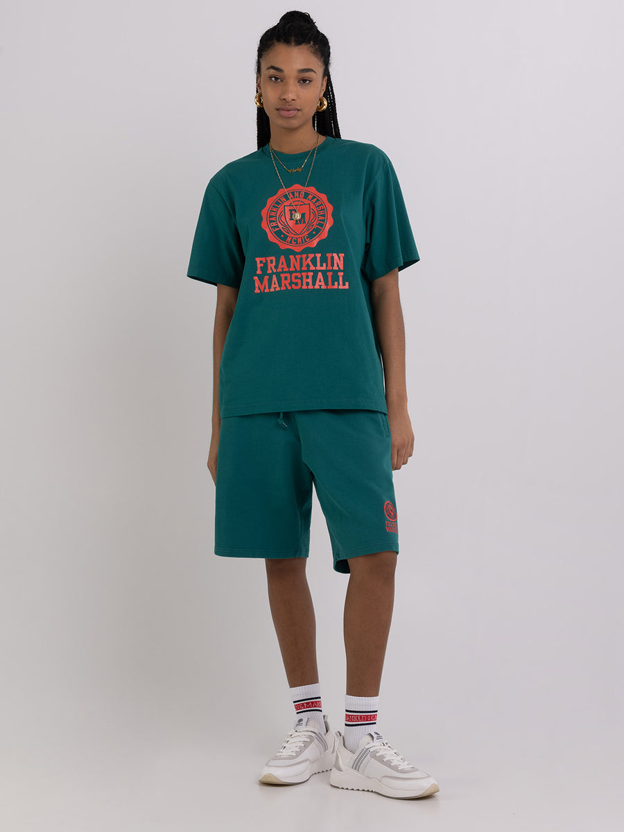 Agender t-shirt with Crest logo print