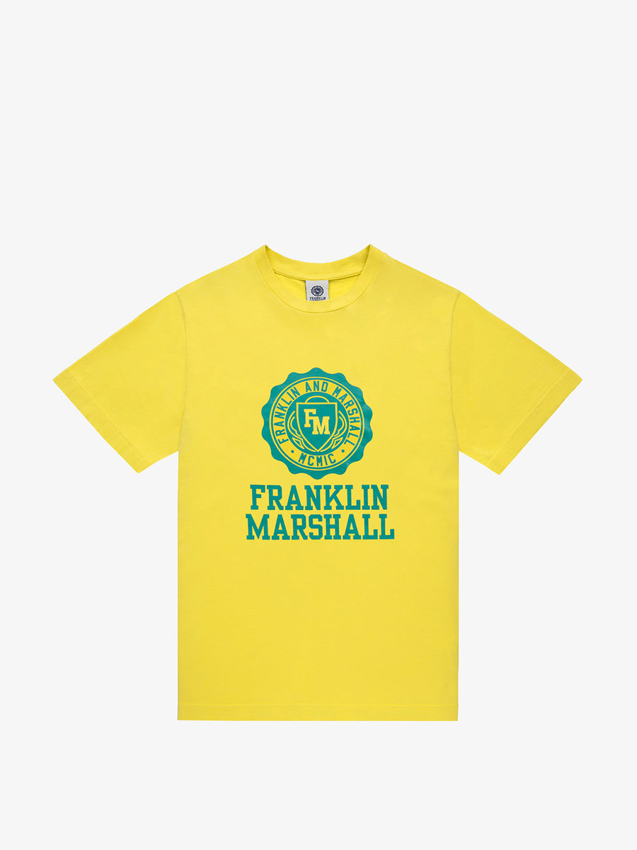 Agender t-shirt with Crest logo print