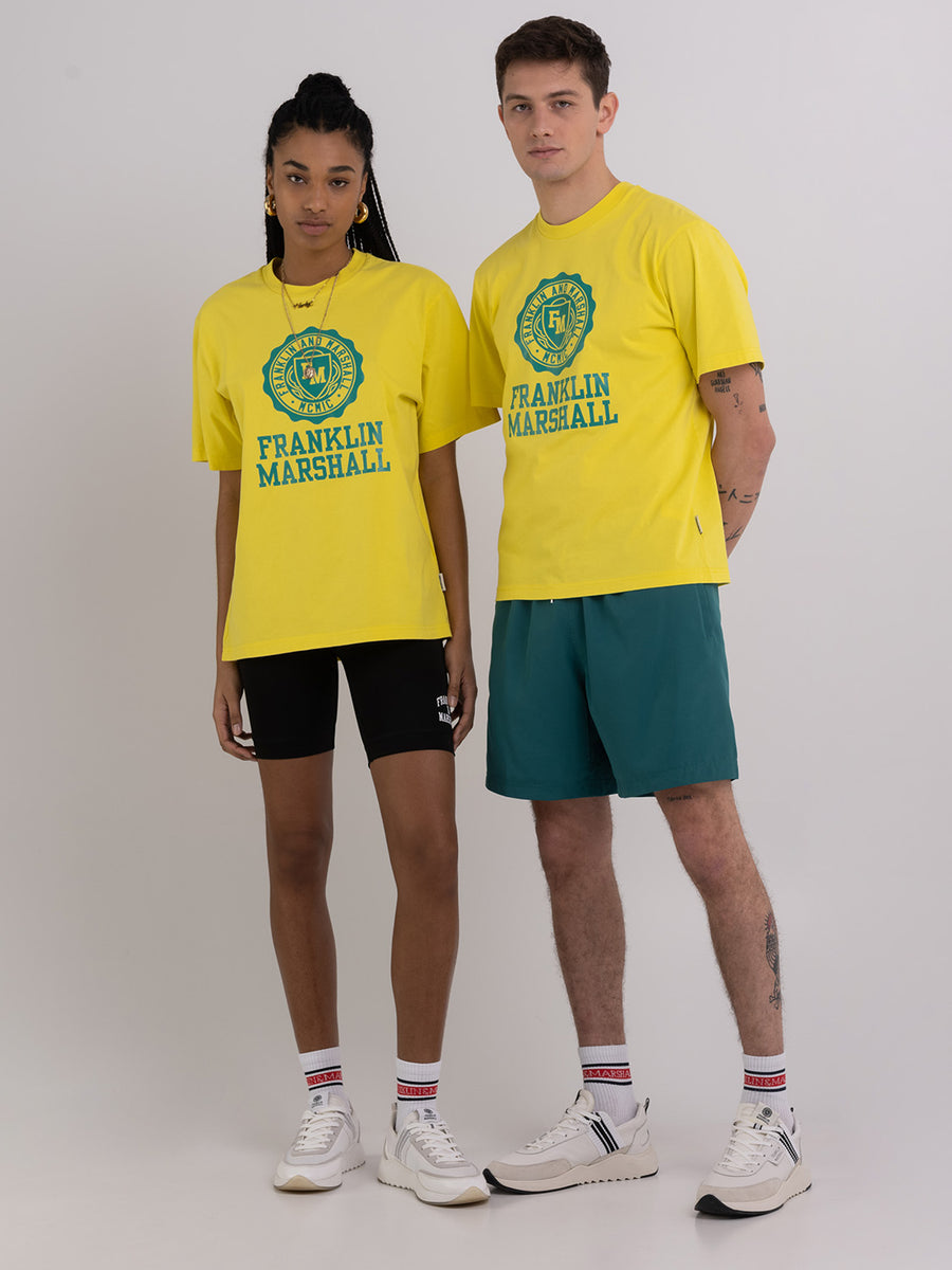 Agender t-shirt with Crest logo print