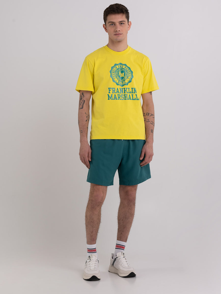 Agender t-shirt with Crest logo print