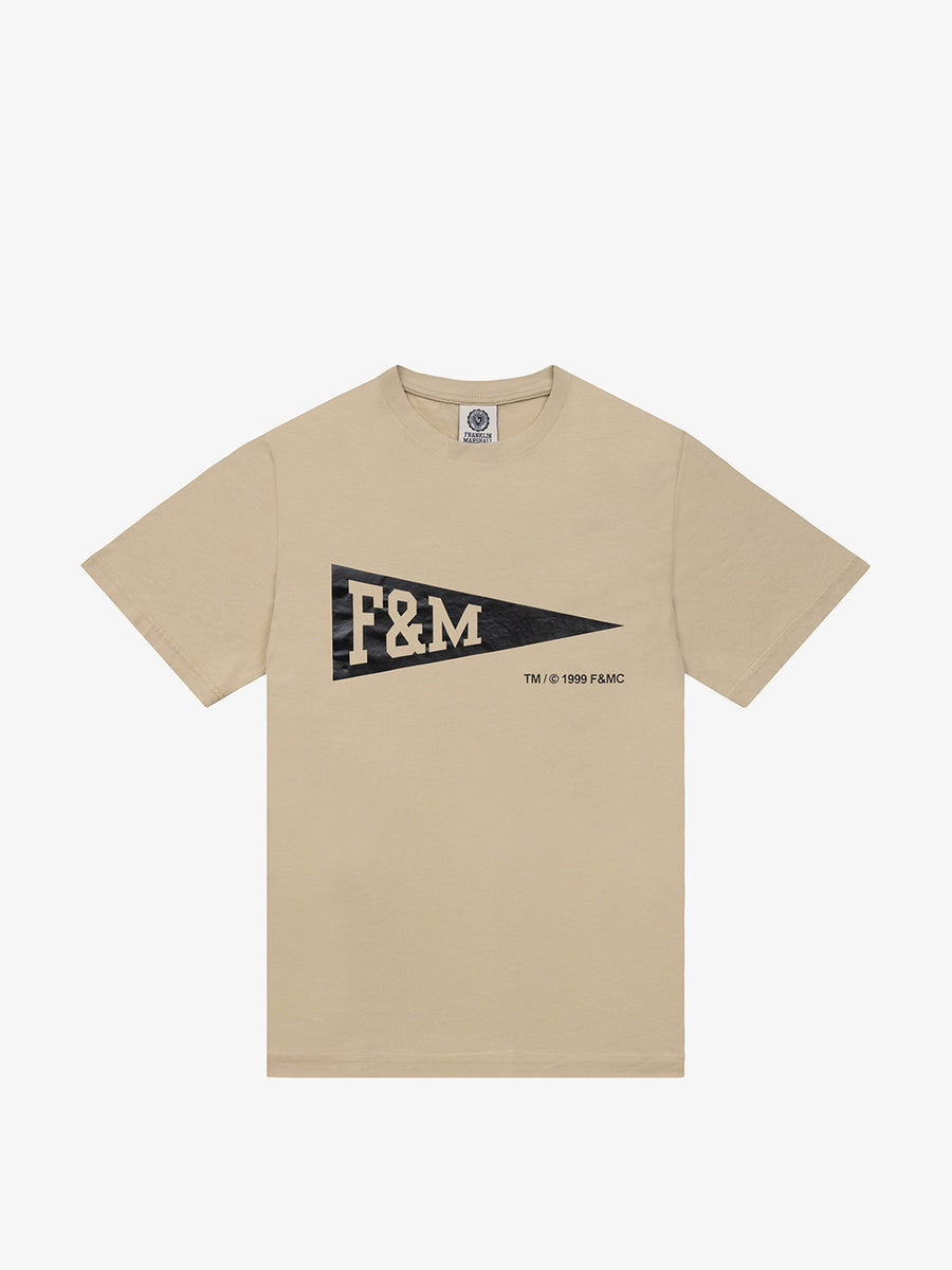 Jersey t-shirt with Pennant logo print