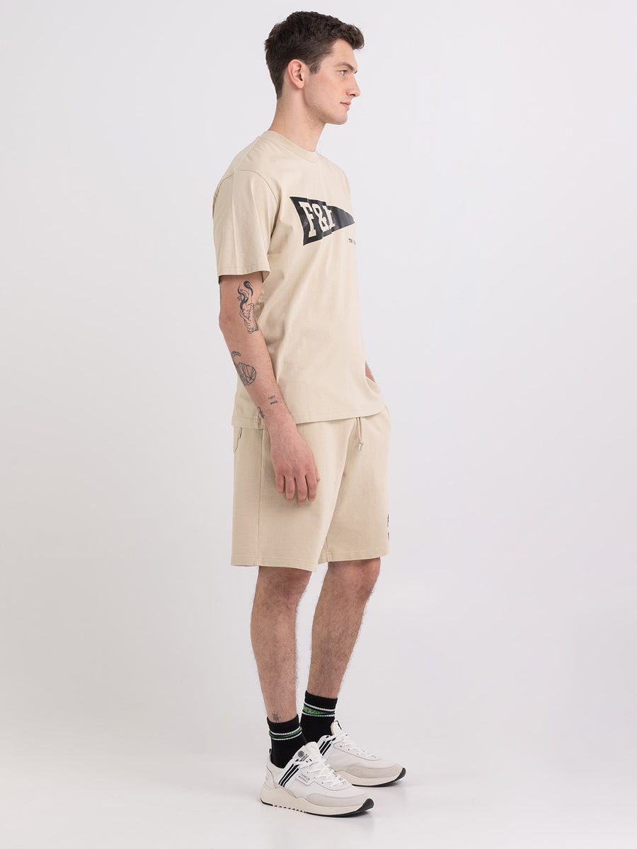Jersey t-shirt with Pennant logo print