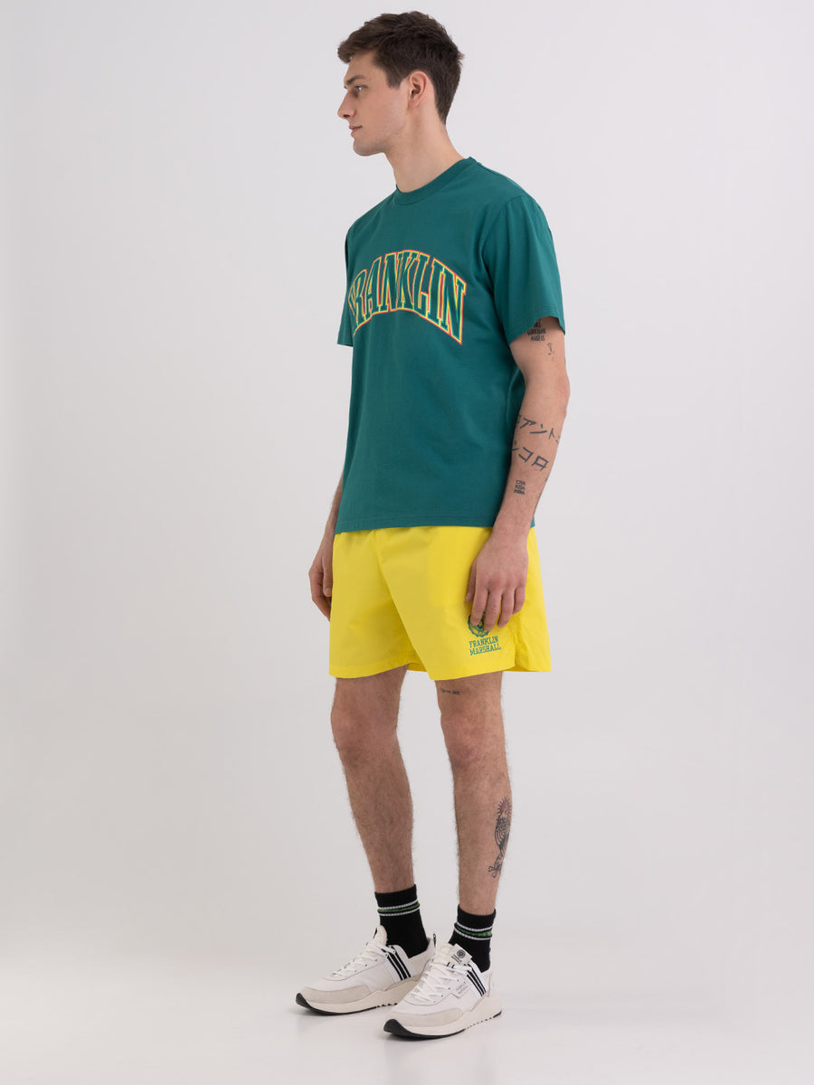 Jersey t-shirt with logo print