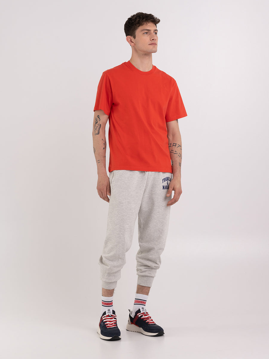 Crewneck t-shirt in jersey