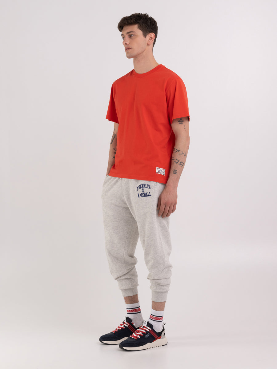 Crewneck t-shirt in jersey