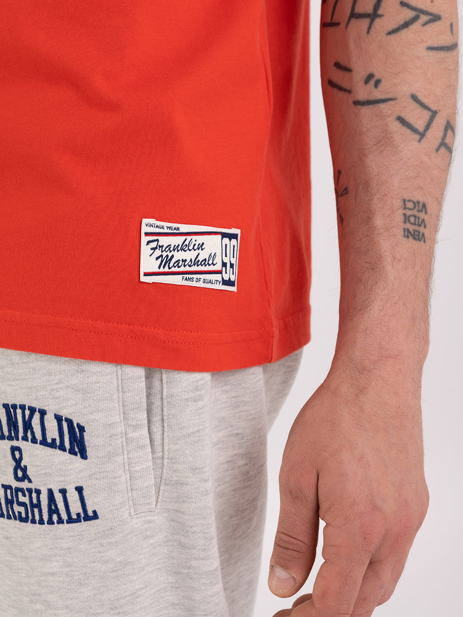 Crewneck t-shirt in jersey