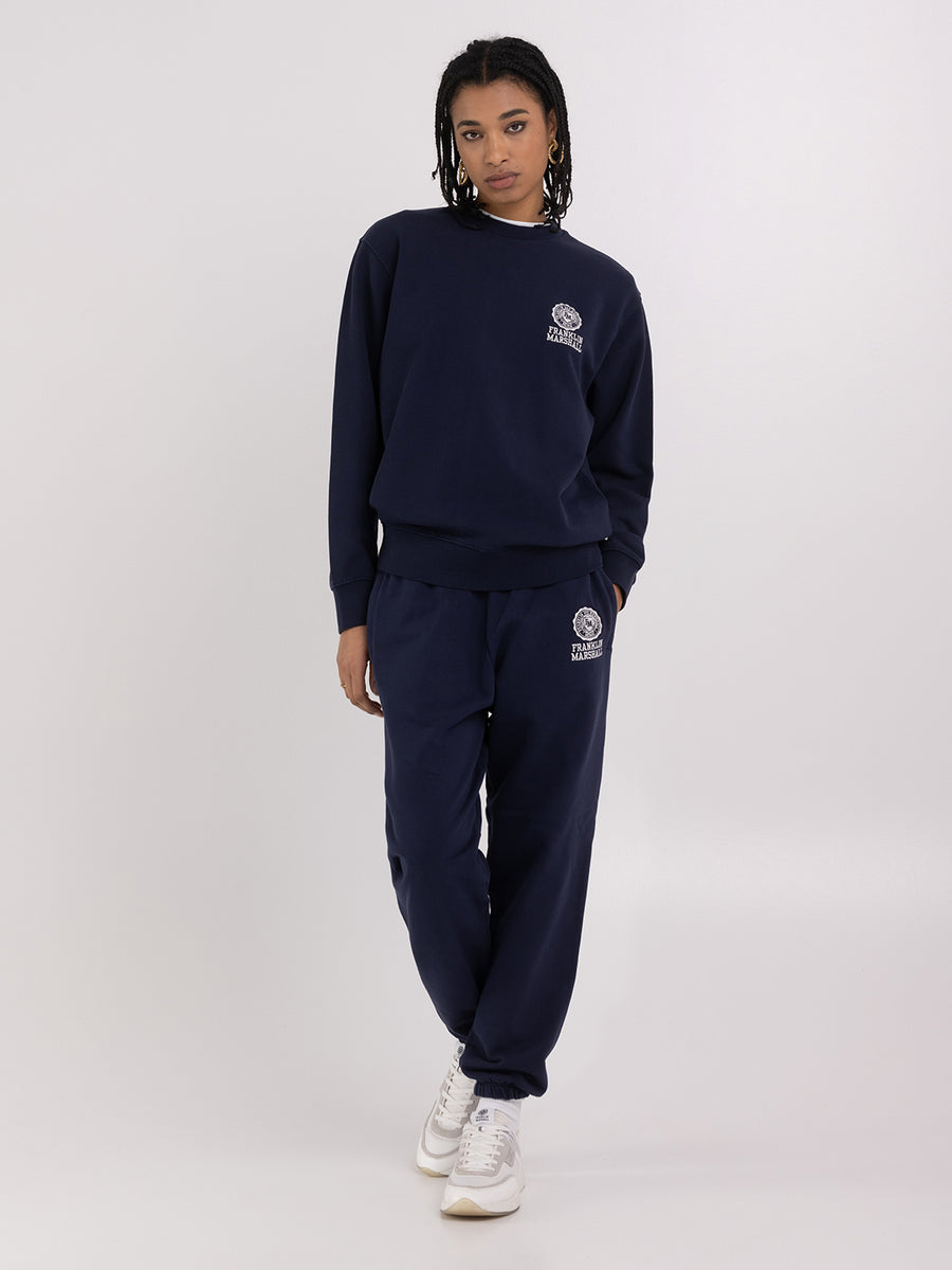 Agender sweatshirt with Crest logo embroidery