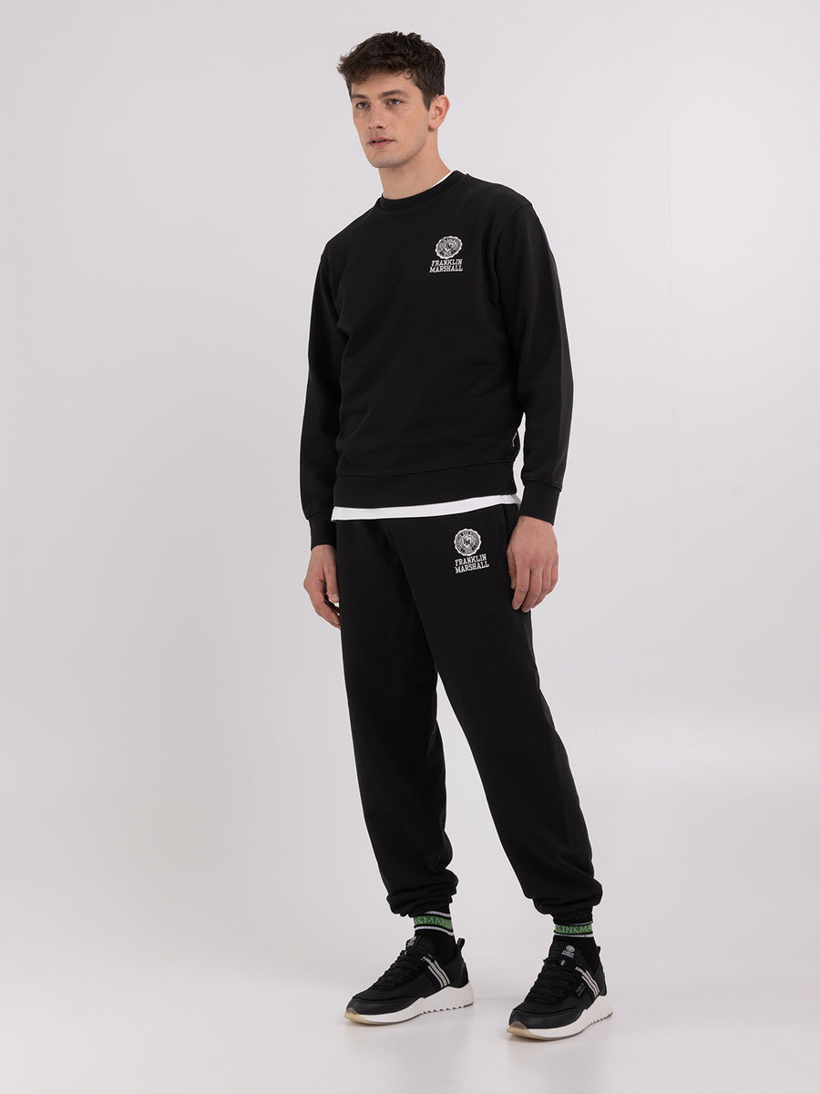 Agender sweatshirt with Crest logo embroidery