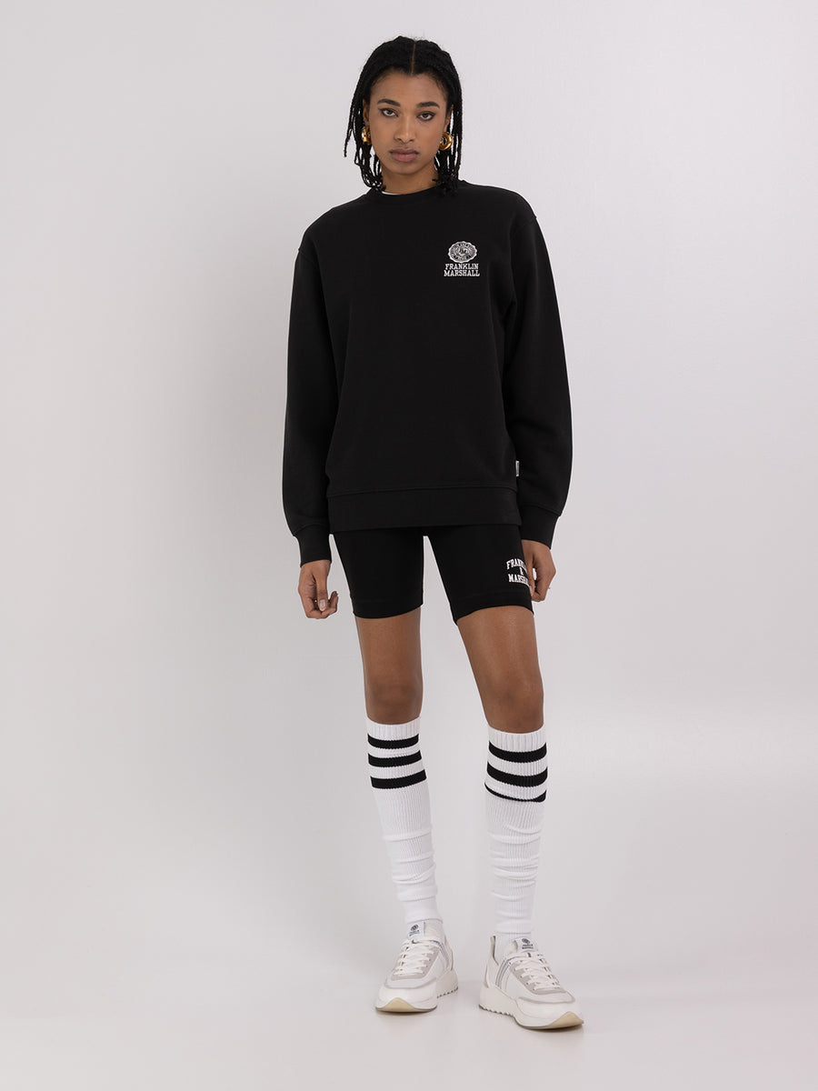 Agender sweatshirt with Crest logo embroidery