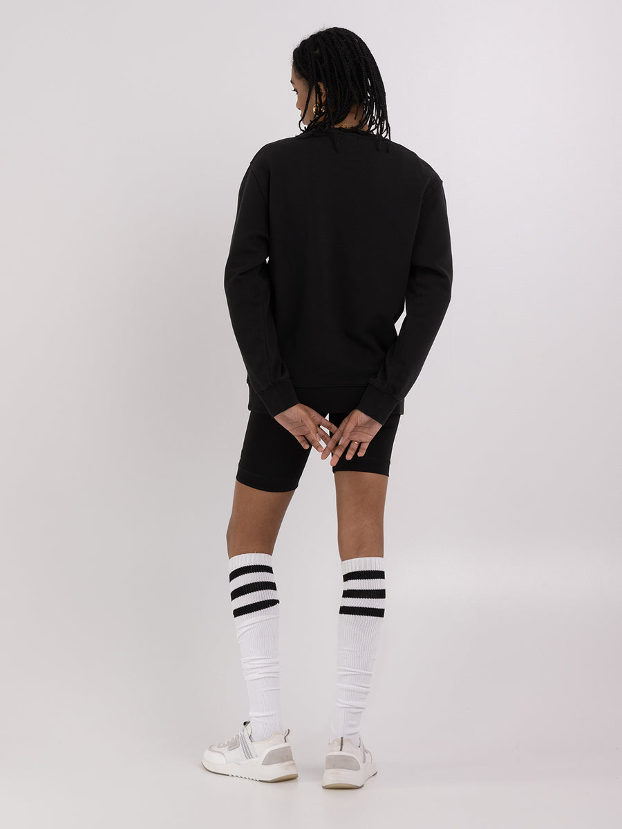 Agender sweatshirt with Crest logo embroidery
