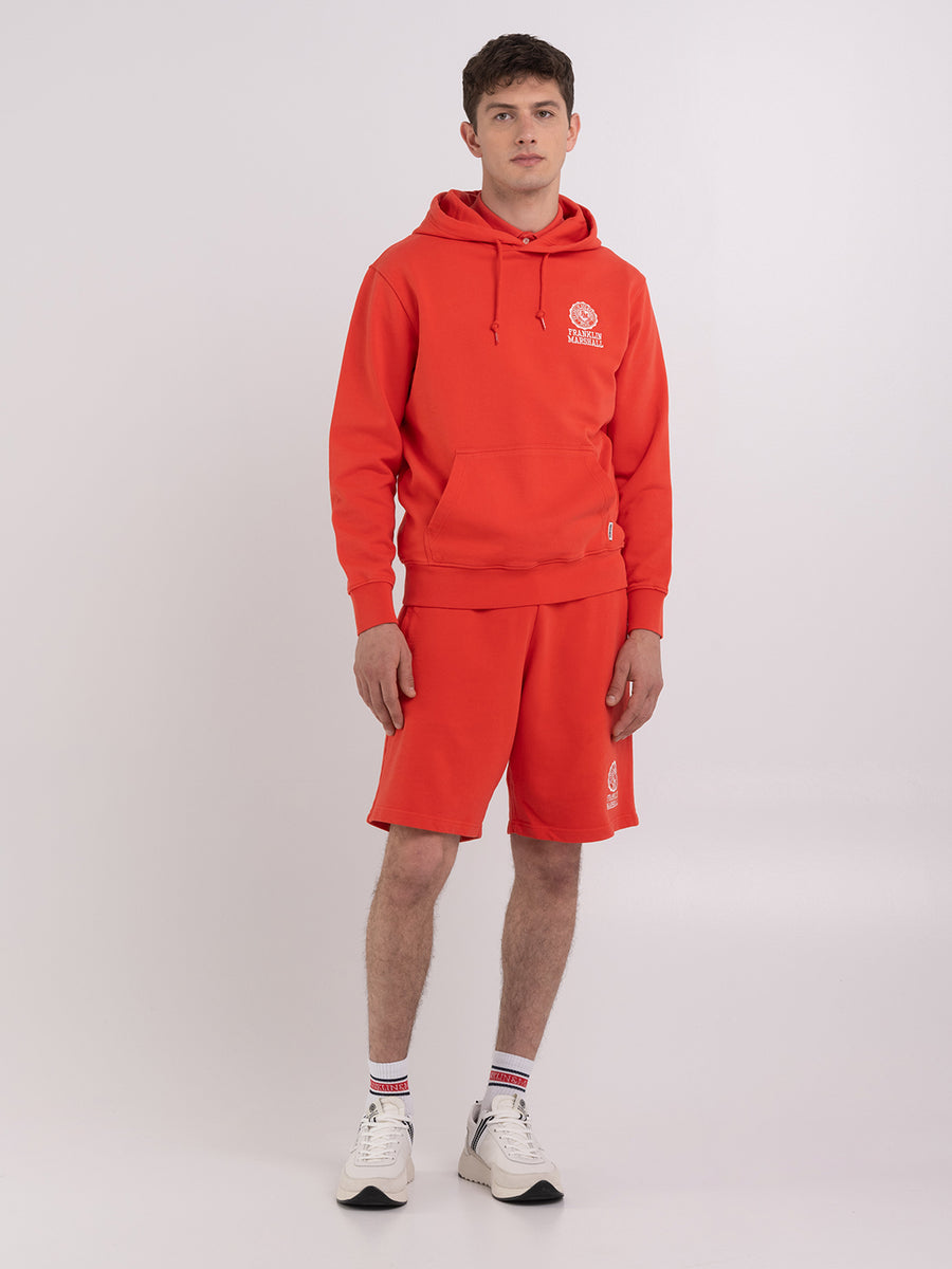 Hoodie with Crest logo embroidery