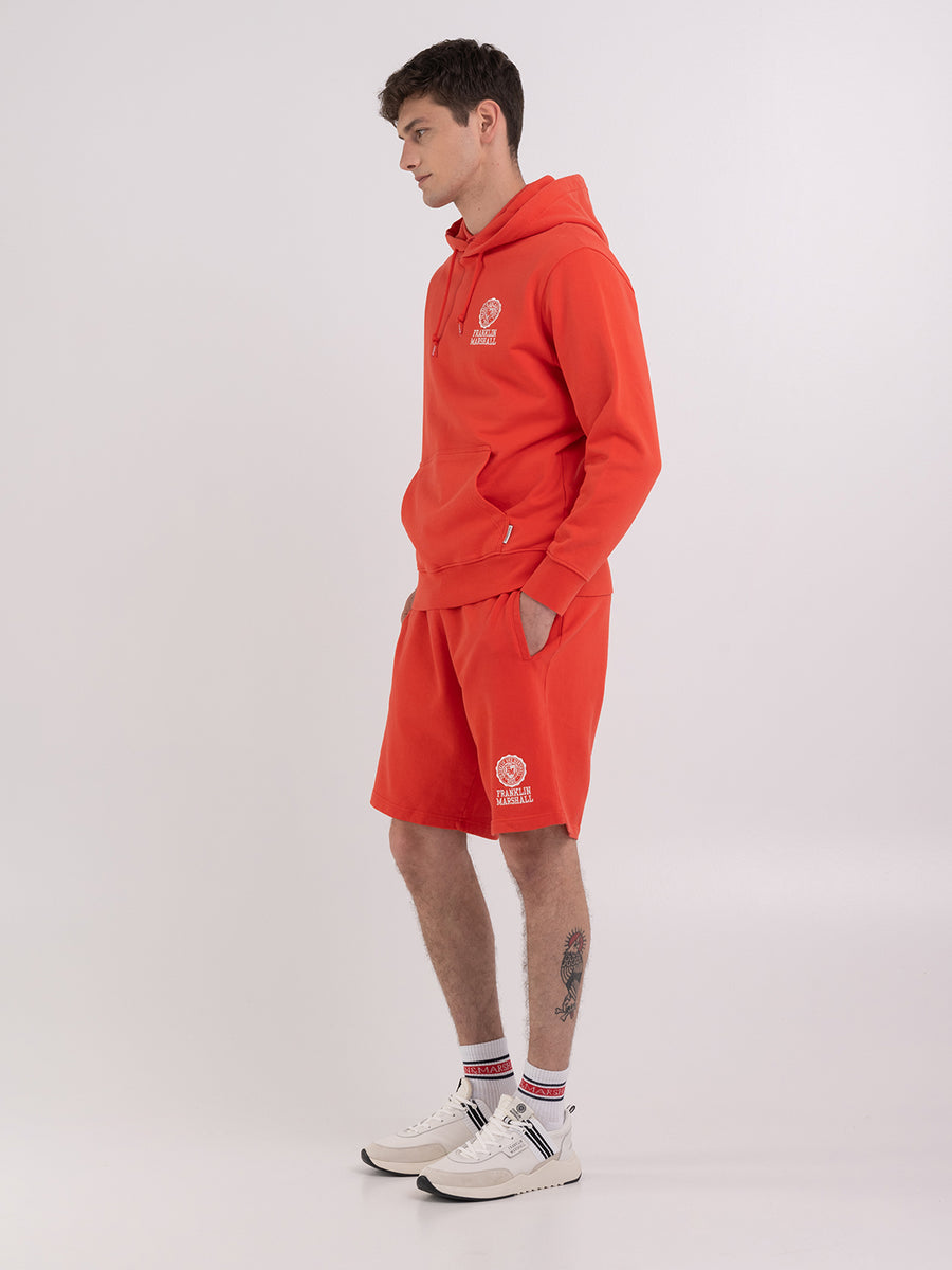 Hoodie with Crest logo embroidery