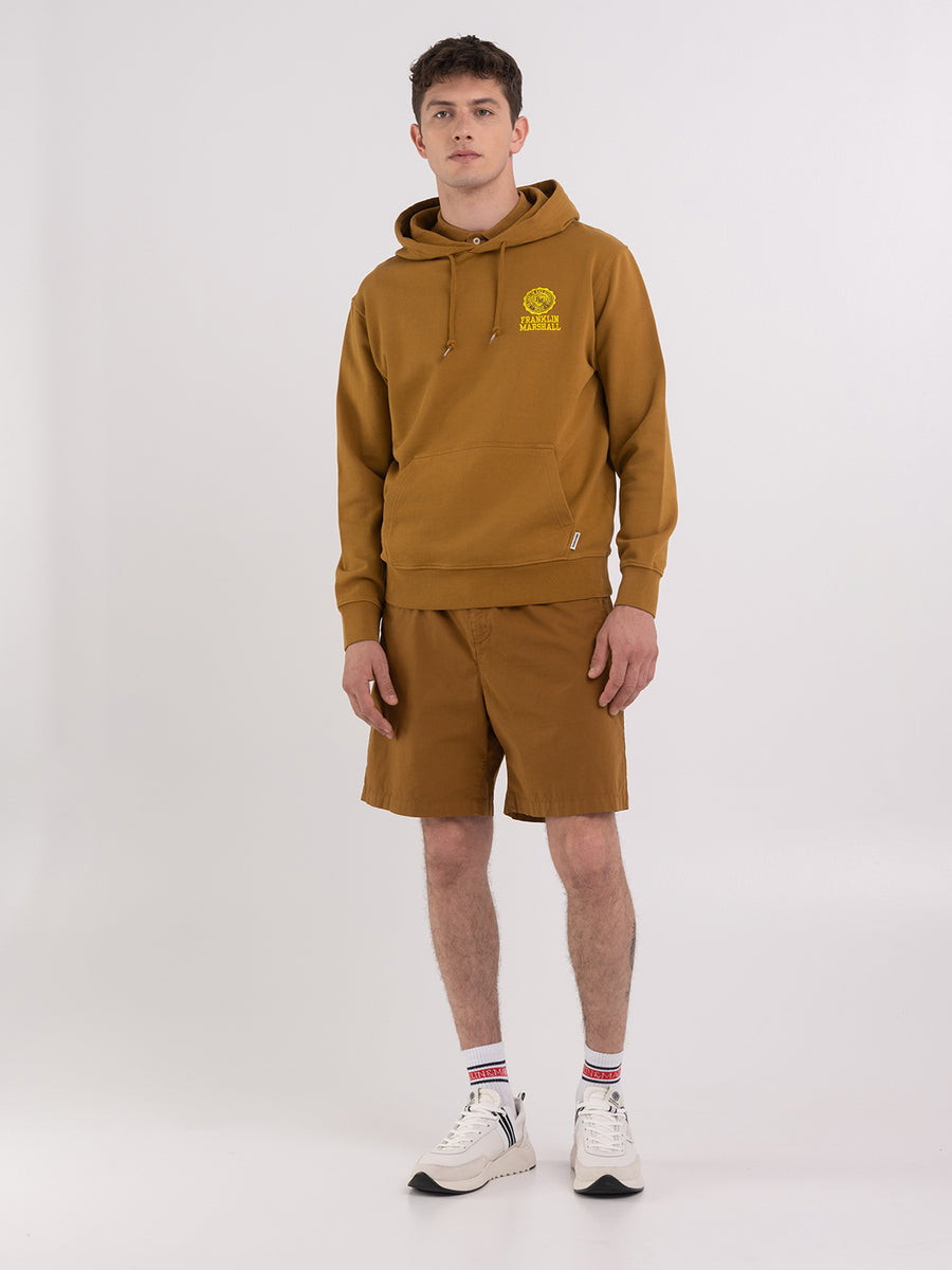 Hoodie with Crest logo embroidery