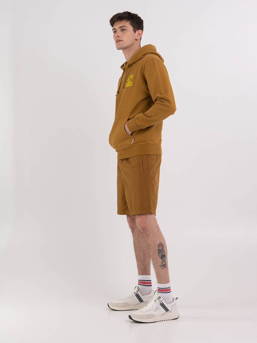 Hoodie with Crest logo embroidery