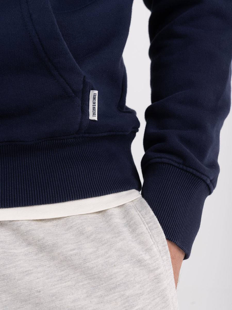 Felpa con cappuccio ricamo logo Crest