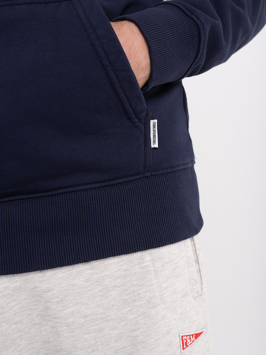 Hoodie with Crest logo maxi print